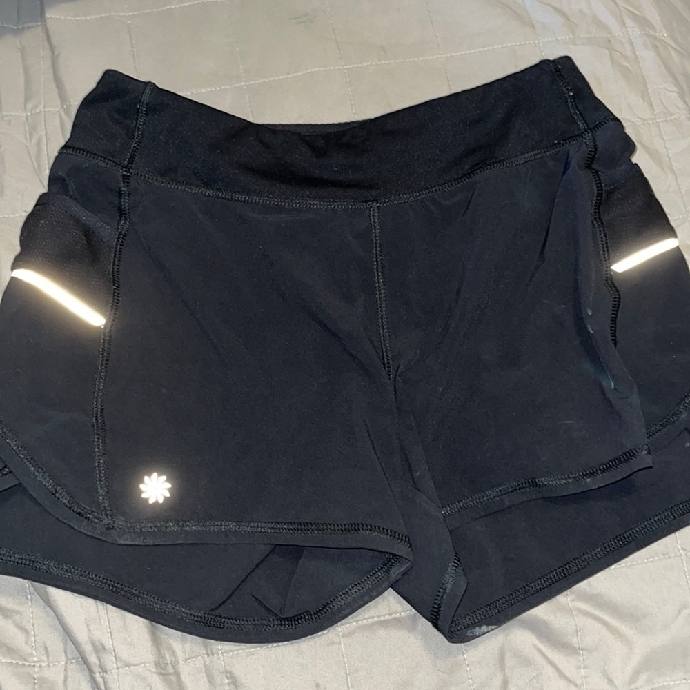 Athleta girl size 12 black athletic shorts